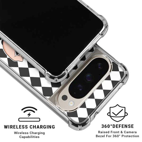 Disney Alice in Wonderland Queen of Hearts Off with their Head! Pixel 9/9 Pro Clear Case